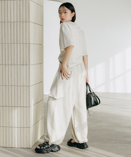 PAGEBOY（ページボーイ）の「アイススウェットロゴT（Tシャツ/カットソー・レディース・ブラック/ブルー/オートミール・FREE）」の13枚目の写真