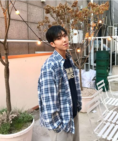 NOMANUAL(NOMANUAL)の「NEO CHECK SHIRT - BLUE(シャツ/ブラウス・レディース・その他・LARGE/SMALL/MEDIUM)」の6枚目の写真