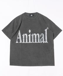 Bshop | STUDIO WEAREALLANIMALS | Animals Letter T-Shirt Solid Print(Tシャツ/カットソー)
