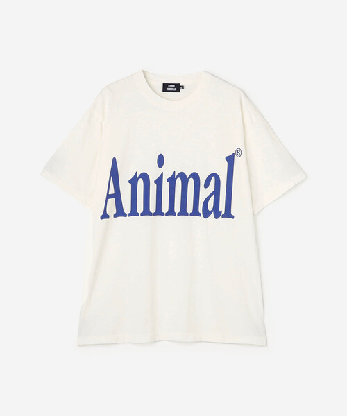 Bshop(ビショップ)の「STUDIO WEAREALLANIMALS | Animals Letter 半袖Tシャツ MEN(Tシャツ/カットソー・メンズ・ブラック系その他/Nat・XL/L)」の2枚目の写真