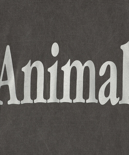 Bshop(ビショップ)の「STUDIO WEAREALLANIMALS | Animals Letter 半袖Tシャツ MEN(Tシャツ/カットソー・メンズ・ブラック系その他/Nat・XL/L)」の8枚目の写真