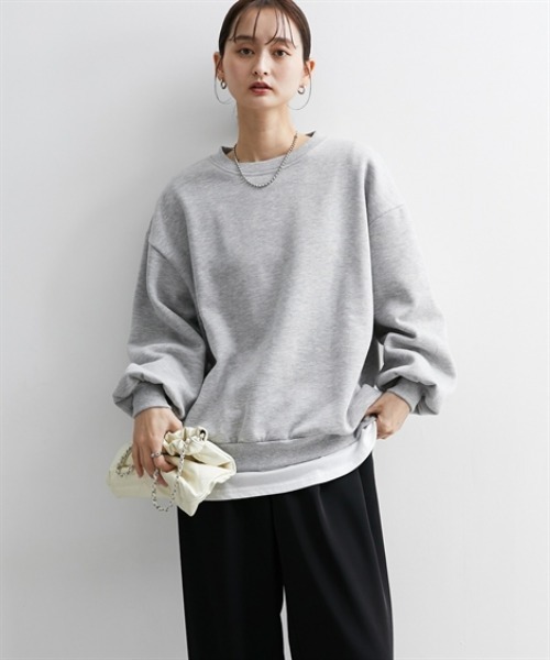 nissen(ニッセン)の「【洗える】重ね着用長袖Tシャツ(ラウンドへム・スクエアへム)(Tシャツ/カットソー・レディース・ホワイト系1/ホワイト系3/ホワイト系4/ホワイト系2・L/M/LL/3L/S)」の22枚目の写真