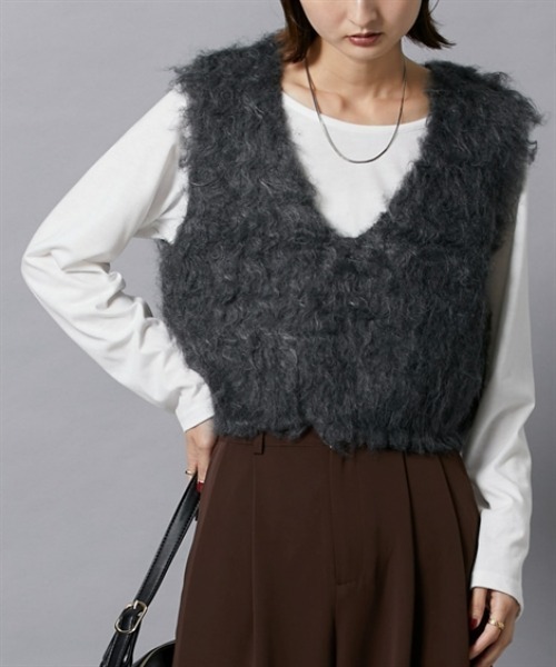 nissen(ニッセン)の「【洗える】重ね着用長袖Tシャツ(ラウンドへム・スクエアへム)(Tシャツ/カットソー・レディース・ホワイト系1/ホワイト系3/ホワイト系4/ホワイト系2・L/M/LL/3L/S)」の9枚目の写真