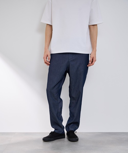 NAVY（ネイビー）の「NAVY　ブリーズデニム イージーパンツ2（デニムパンツ・メンズ・サックスブルー/グレー/ブルー/ネイビー・S/M/L/XL）」の17枚目の写真