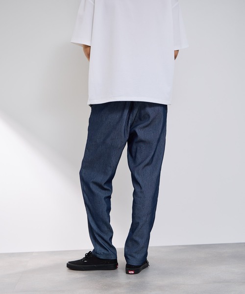 NAVY（ネイビー）の「NAVY　ブリーズデニム イージーパンツ2（デニムパンツ・メンズ・サックスブルー/グレー/ブルー/ネイビー・S/M/L/XL）」の18枚目の写真
