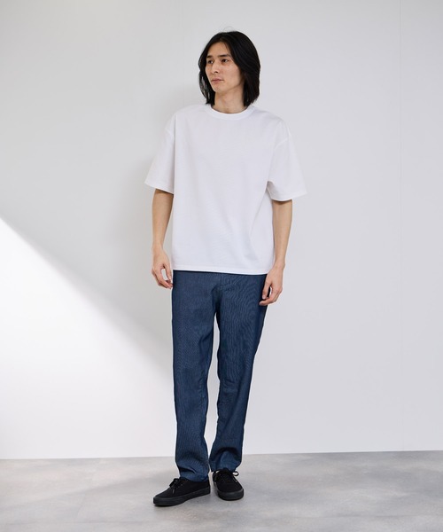 NAVY（ネイビー）の「NAVY　ブリーズデニム イージーパンツ2（デニムパンツ・メンズ・サックスブルー/グレー/ブルー/ネイビー・S/M/L/XL）」の19枚目の写真