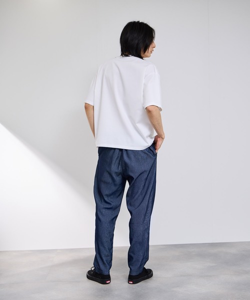 NAVY（ネイビー）の「NAVY　ブリーズデニム イージーパンツ2（デニムパンツ・メンズ・サックスブルー/グレー/ブルー/ネイビー・S/M/L/XL）」の20枚目の写真