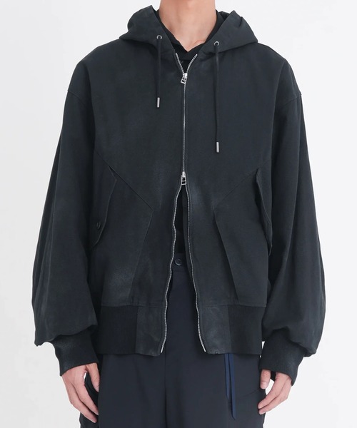 Tamme（タム）の「【TAMME/タム】CWU-45P PARKA（パーカー・メンズ・ブラック/ブラウン・1/2）」の2枚目の写真