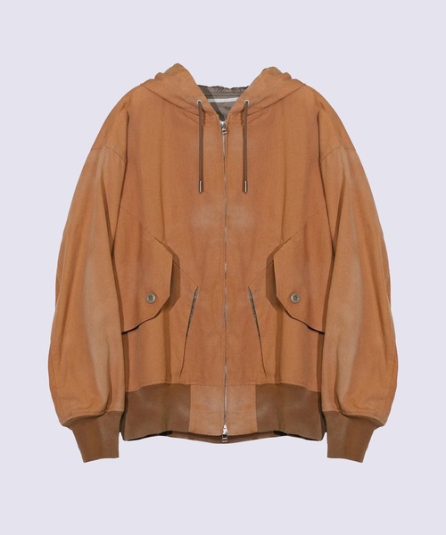 Tamme（タム）の「【TAMME/タム】CWU-45P PARKA（パーカー・メンズ・ブラック/ブラウン・1/2）」の4枚目の写真