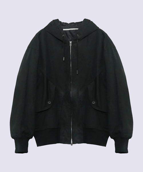 Tamme（タム）の「【TAMME/タム】CWU-45P PARKA（パーカー・メンズ・ブラック/ブラウン・1/2）」の3枚目の写真