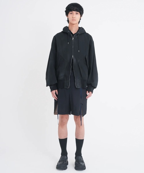 Tamme（タム）の「【TAMME/タム】CWU-45P PARKA（パーカー・メンズ・ブラック/ブラウン・1/2）」の5枚目の写真