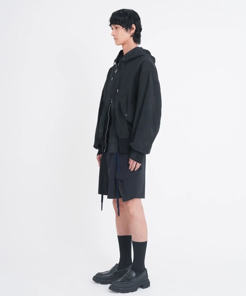 Tamme（タム）の「【TAMME/タム】CWU-45P PARKA（パーカー・メンズ・ブラック/ブラウン・1/2）」の7枚目の写真