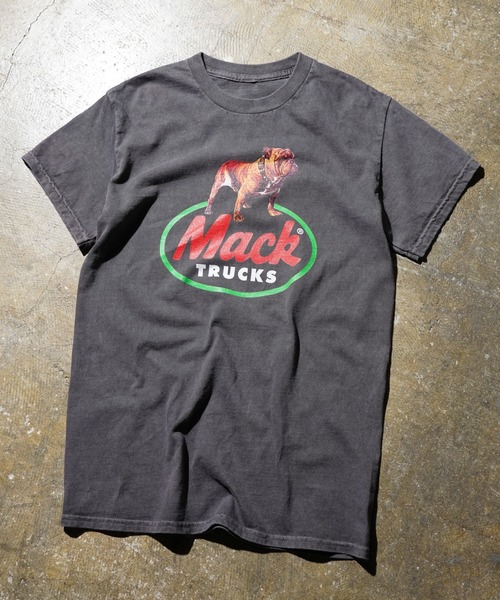 C.E.L.STORE(セルストア)の「MACK TRUCKS / マック トラックス 70S CREW TEE クルーネック半袖Tシャツ(Tシャツ/カットソー・メンズ・ホワイト/スミクロ/ライトグレー・MEDIUM/LARGE/X-LARGE/SMALL)」の2枚目の写真