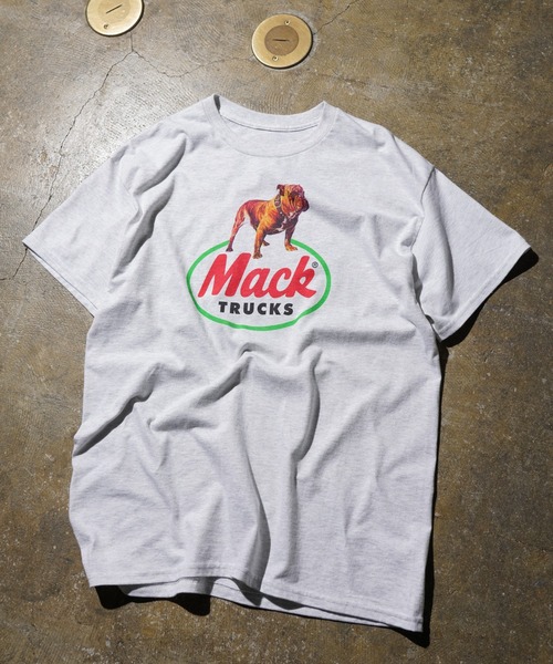 C.E.L.STORE(セルストア)の「MACK TRUCKS / マック トラックス 70S CREW TEE クルーネック半袖Tシャツ(Tシャツ/カットソー・メンズ・ホワイト/スミクロ/ライトグレー・MEDIUM/LARGE/X-LARGE/SMALL)」の3枚目の写真