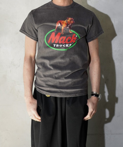 C.E.L.STORE(セルストア)の「MACK TRUCKS / マック トラックス 70S CREW TEE クルーネック半袖Tシャツ(Tシャツ/カットソー・メンズ・ホワイト/スミクロ/ライトグレー・MEDIUM/LARGE/X-LARGE/SMALL)」の6枚目の写真