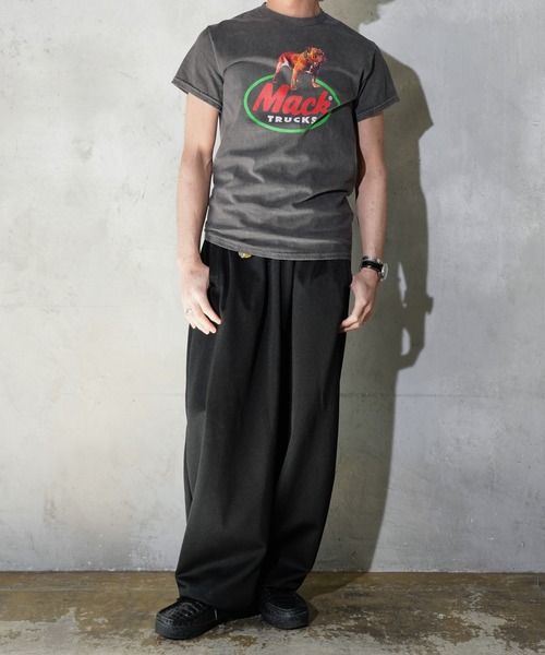 C.E.L.STORE(セルストア)の「MACK TRUCKS / マック トラックス 70S CREW TEE クルーネック半袖Tシャツ(Tシャツ/カットソー・メンズ・ホワイト/スミクロ/ライトグレー・MEDIUM/LARGE/X-LARGE/SMALL)」の7枚目の写真