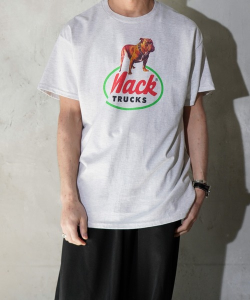 C.E.L.STORE(セルストア)の「MACK TRUCKS / マック トラックス 70S CREW TEE クルーネック半袖Tシャツ(Tシャツ/カットソー・メンズ・ホワイト/スミクロ/ライトグレー・MEDIUM/LARGE/X-LARGE/SMALL)」の8枚目の写真