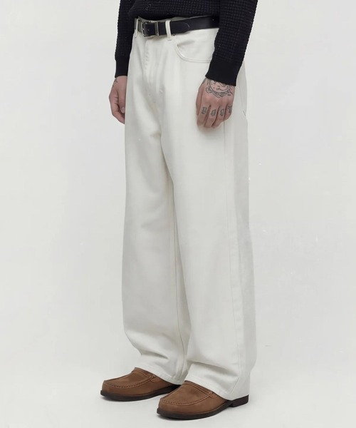 DWSE（ディーダブリューエスイー）の「DWSE／Essential デニム（デニムパンツ・メンズ・ブラック/ホワイト・MEDIUM）」の5枚目の写真