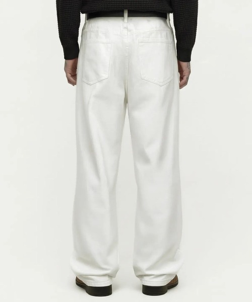 DWSE（ディーダブリューエスイー）の「DWSE／Essential デニム（デニムパンツ・メンズ・ブラック/ホワイト・MEDIUM）」の6枚目の写真