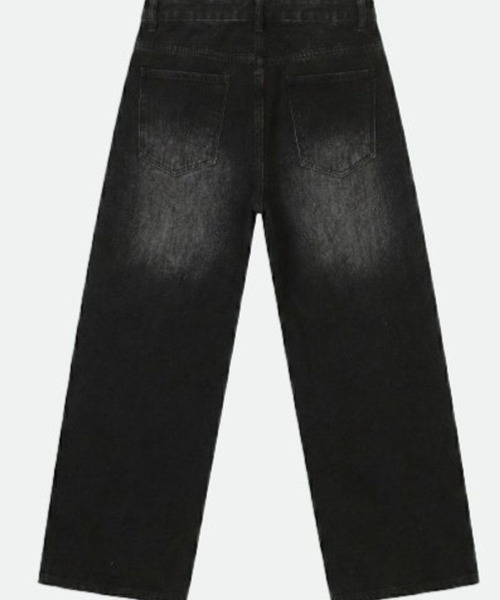 DWSE（ディーダブリューエスイー）の「DWSE／Essential デニム（デニムパンツ・メンズ・ブラック/ホワイト・MEDIUM）」の13枚目の写真