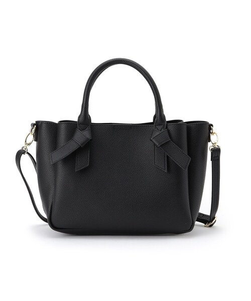 SHOO・LA・RUE(シューラルー)の「ハンドルリボンデザイントートバッグ(トートバッグ・レディース・ベージュ系4/ブラック/アイボリー系4・00)」の10枚目の写真