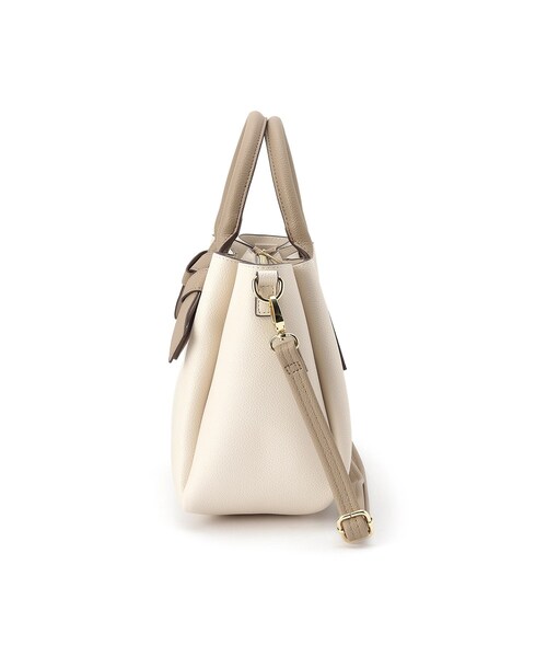 SHOO・LA・RUE(シューラルー)の「ハンドルリボンデザイントートバッグ(トートバッグ・レディース・ベージュ系4/ブラック/アイボリー系4・00)」の13枚目の写真