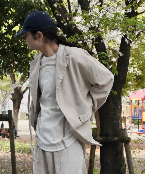 ohta（オータ）の「【ohta】 jizo（Tシャツ/カットソー・メンズ・ホワイト/ブラック・1）」の7枚目の写真