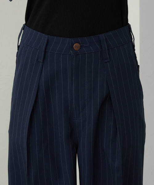 Lee(リー)の「Lee/リー【LADYS】WRANGLER WRANCHER WIDE/【サマーウールライク】ランチャー フレアーワイドパンツ(その他パンツ・レディース・ネイビー/チャコール・X-SMALL/SMALL/MEDIUM)」の8枚目の写真