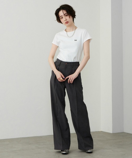 Lee(リー)の「Lee/リー【LADYS】WRANGLER WRANCHER WIDE/【サマーウールライク】ランチャー フレアーワイドパンツ(その他パンツ・レディース・ネイビー/チャコール・X-SMALL/SMALL/MEDIUM)」の13枚目の写真