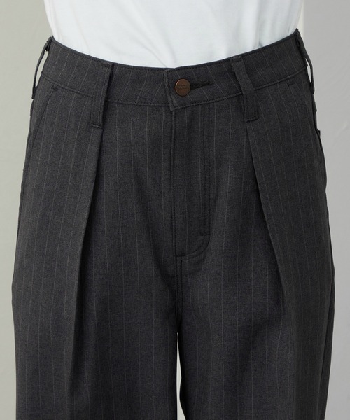 Lee(リー)の「Lee/リー【LADYS】WRANGLER WRANCHER WIDE/【サマーウールライク】ランチャー フレアーワイドパンツ(その他パンツ・レディース・ネイビー/チャコール・X-SMALL/SMALL/MEDIUM)」の18枚目の写真