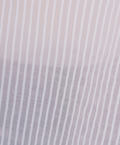 N.(N. Natural Beauty Basic)(エヌエヌナチュラルビューティーベーシック)の「シアーストライプシャツ(シャツ/ブラウス・レディース・ブルー系その他2/ピンク系その他2/ベージュ系その他・FREE)」の18枚目の写真