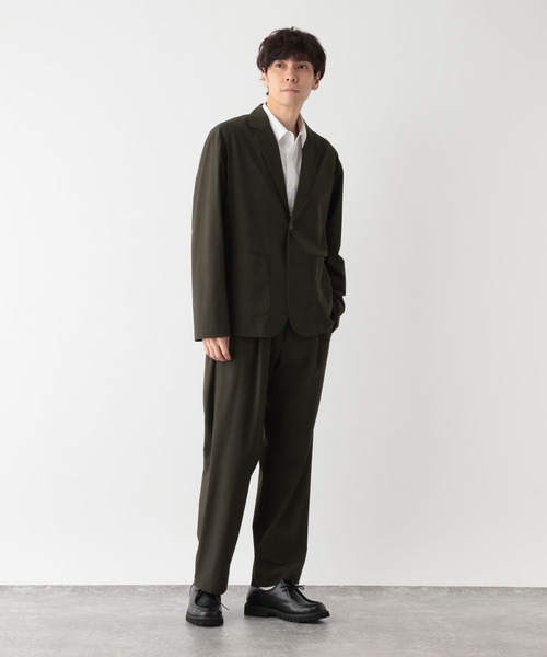 GLOBAL WORK（グローバルワーク）の「イージーケアストレッチジャケット/638690（テーラードジャケット・メンズ・ネイビー/ダークブラウン・LARGE/SMALL/MEDIUM）」の10枚目の写真