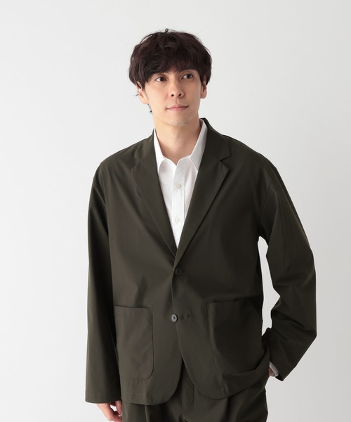 GLOBAL WORK（グローバルワーク）の「イージーケアストレッチジャケット/638690（テーラードジャケット・メンズ・ネイビー/ダークブラウン・LARGE/SMALL/MEDIUM）」の14枚目の写真