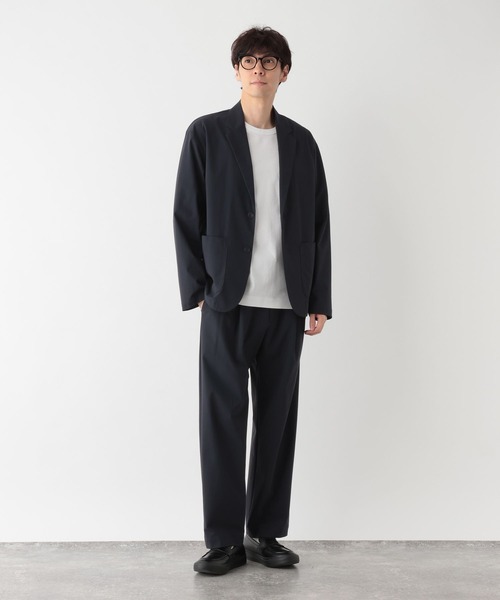 GLOBAL WORK（グローバルワーク）の「イージーケアストレッチジャケット/638690（テーラードジャケット・メンズ・ネイビー/ダークブラウン・LARGE/SMALL/MEDIUM）」の16枚目の写真