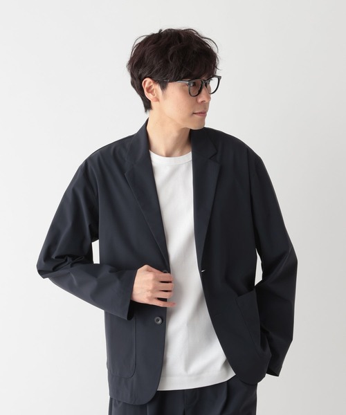 GLOBAL WORK（グローバルワーク）の「イージーケアストレッチジャケット/638690（テーラードジャケット・メンズ・ネイビー/ダークブラウン・LARGE/SMALL/MEDIUM）」の18枚目の写真