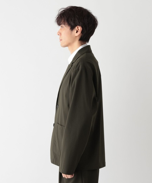 GLOBAL WORK（グローバルワーク）の「イージーケアストレッチジャケット/638690（テーラードジャケット・メンズ・ネイビー/ダークブラウン・LARGE/SMALL/MEDIUM）」の20枚目の写真