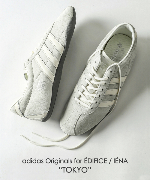 adidas Originals(アディダスオリジナルス)の「adidas Originals (アディダス オリジナルス) for EDIFICE/IENA 別注 TOKYO(スニーカー・メンズ・ホワイト・29.5cm/29cm/28.5cm/28cm/27.5cm/27cm/26.5cm/26cm/25.5cm/30cm)」の1枚目の写真