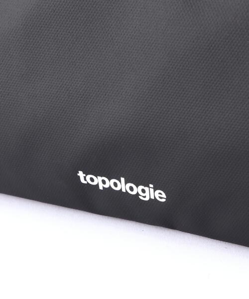Topologie(トポロジー)の「Topologie/トポロジー Flat Sacoche Small フラット サコッシュ スモール【バッグ単体】(ショルダーバッグ・メンズ・グレー/ブラック・F)」の6枚目の写真