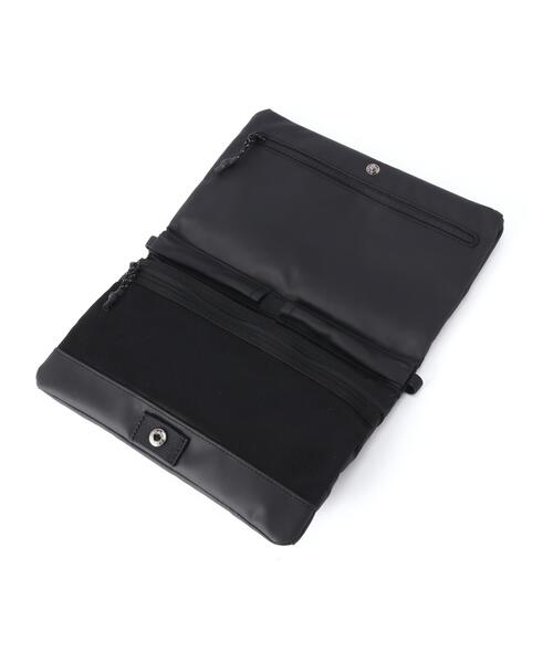 Topologie(トポロジー)の「Topologie/トポロジー Flat Sacoche Small フラット サコッシュ スモール【バッグ単体】(ショルダーバッグ・メンズ・グレー/ブラック・F)」の9枚目の写真