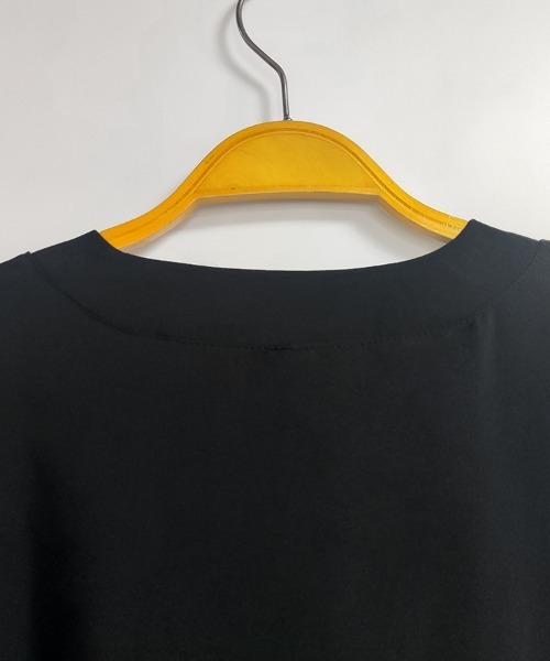 ONEP STAR（ワンピスター）の「ティアードロングシャツワンピース（シャツワンピース・レディース・ブラック・LARGE/MEDIUM/X-LARGE）」の8枚目の写真