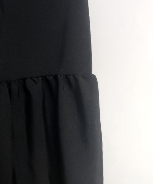 ONEP STAR（ワンピスター）の「ティアードロングシャツワンピース（シャツワンピース・レディース・ブラック・LARGE/MEDIUM/X-LARGE）」の10枚目の写真