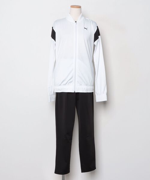 PUMA プーマ セットアップ ホワイト ブランド古着】セットアップジャージ（ジャージ）｜PUMA（プーマ）の