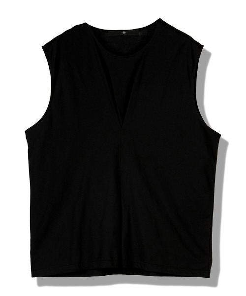 NO ID.（ノーアイディ）の「mta616- ｾﾝﾀｰﾀｯｸｽﾘｰﾌﾞﾚｽPO スリーブレスTシャツ(858006-454T)（タンクトップ・メンズ・ホワイト/グレー/ブラック・ONE SIZE）」の16枚目の写真