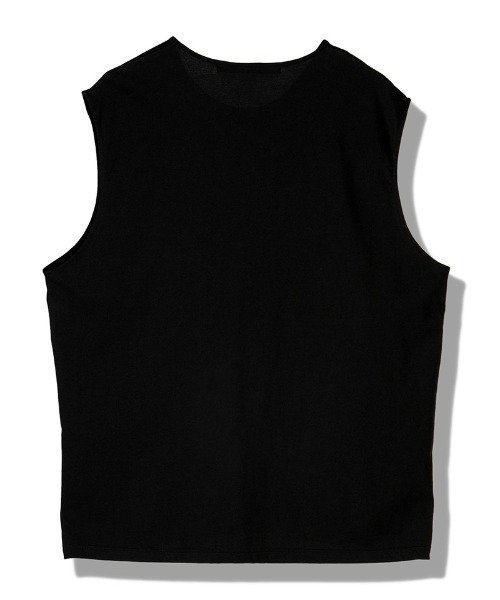 NO ID.（ノーアイディ）の「mta616- ｾﾝﾀｰﾀｯｸｽﾘｰﾌﾞﾚｽPO スリーブレスTシャツ(858006-454T)（タンクトップ・メンズ・ホワイト/グレー/ブラック・ONE SIZE）」の17枚目の写真