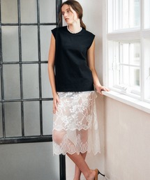 LE CIEL BLEU | レーススカート / Lace Skirt(スカート)