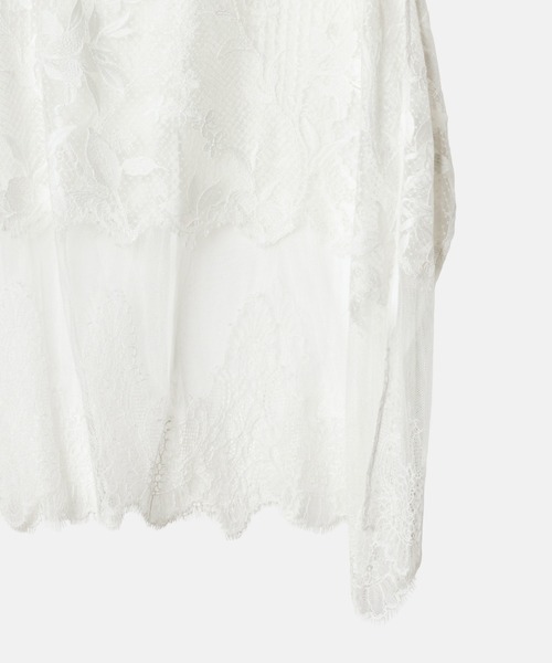 LE CIEL BLEU（ルシェルブルー）の「レーススカート / Lace Skirt（スカート・レディース・オフホワイト・36/34）」の12枚目の写真