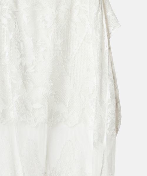 LE CIEL BLEU（ルシェルブルー）の「レーススカート / Lace Skirt（スカート・レディース・オフホワイト・36/34）」の11枚目の写真