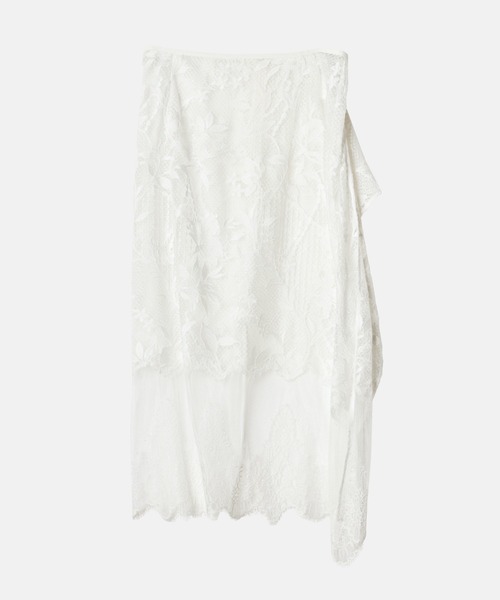 LE CIEL BLEU（ルシェルブルー）の「レーススカート / Lace Skirt（スカート・レディース・オフホワイト・36/34）」の9枚目の写真