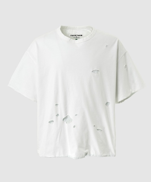 DAMAGED BIG TEE（Tシャツ/カットソー）｜FACETASM（ファセッタズム 