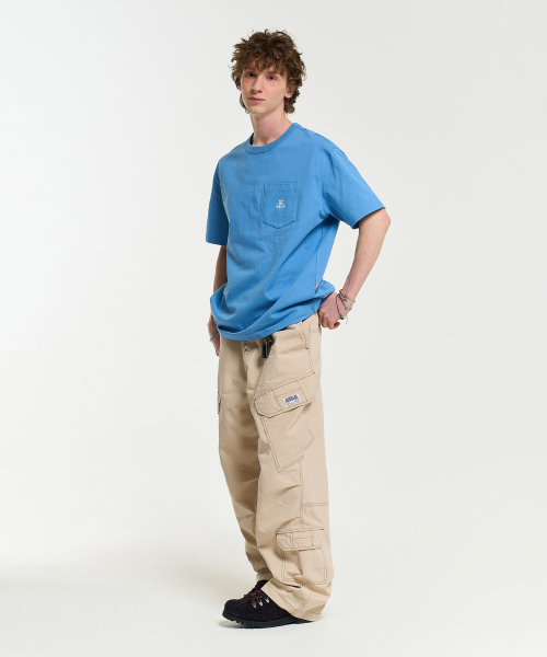 AECA(エイカ)の「EVERYDAY AECA CLOVER POCKET TEE-BLUE(Tシャツ/カットソー・レディース・その他・M/L/XL)」の7枚目の写真
